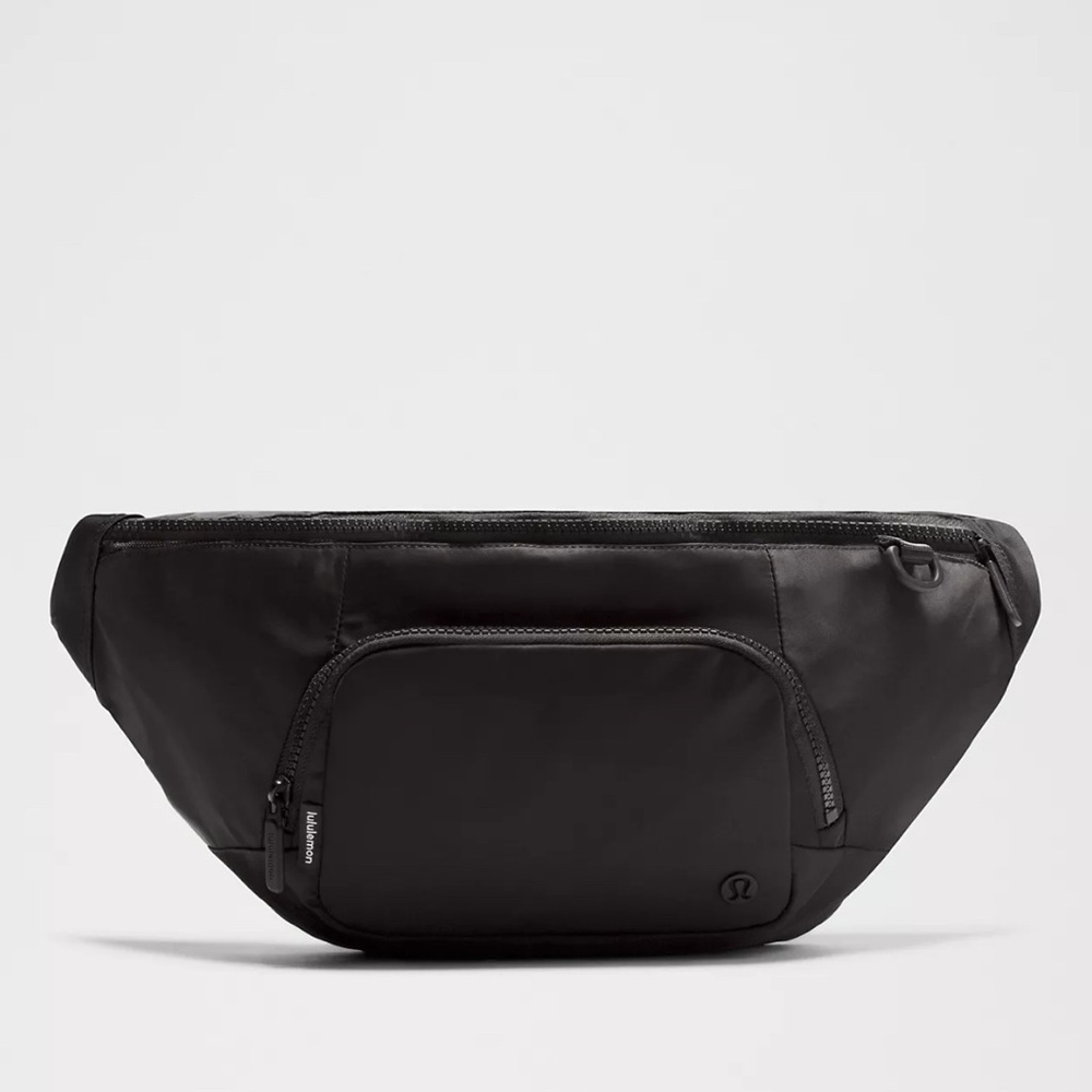 Lululemon LIKE NEW Black Crossbody Bag XL one time use